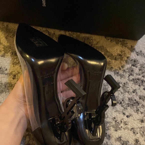 Saint Laurent Patent Calfskin PVC Opyum Black - Picture 14 of 16